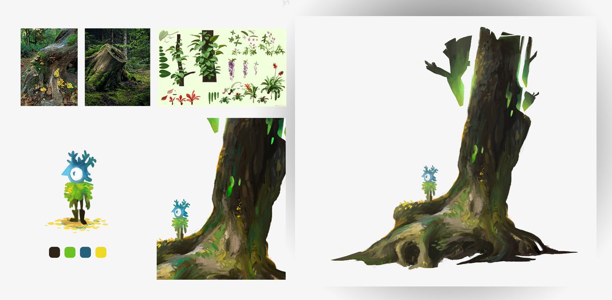 FranciscoMSart's tweet photo. Found this old concept on my pc. It´s weird that I´m still really proud of this one? 😄 😅

#indiedev #Illustration #ConceptArt #CharacterDesign #Animation #GameArt #Gameassests #GameDev https://t.co/Dt9UcdbLPB