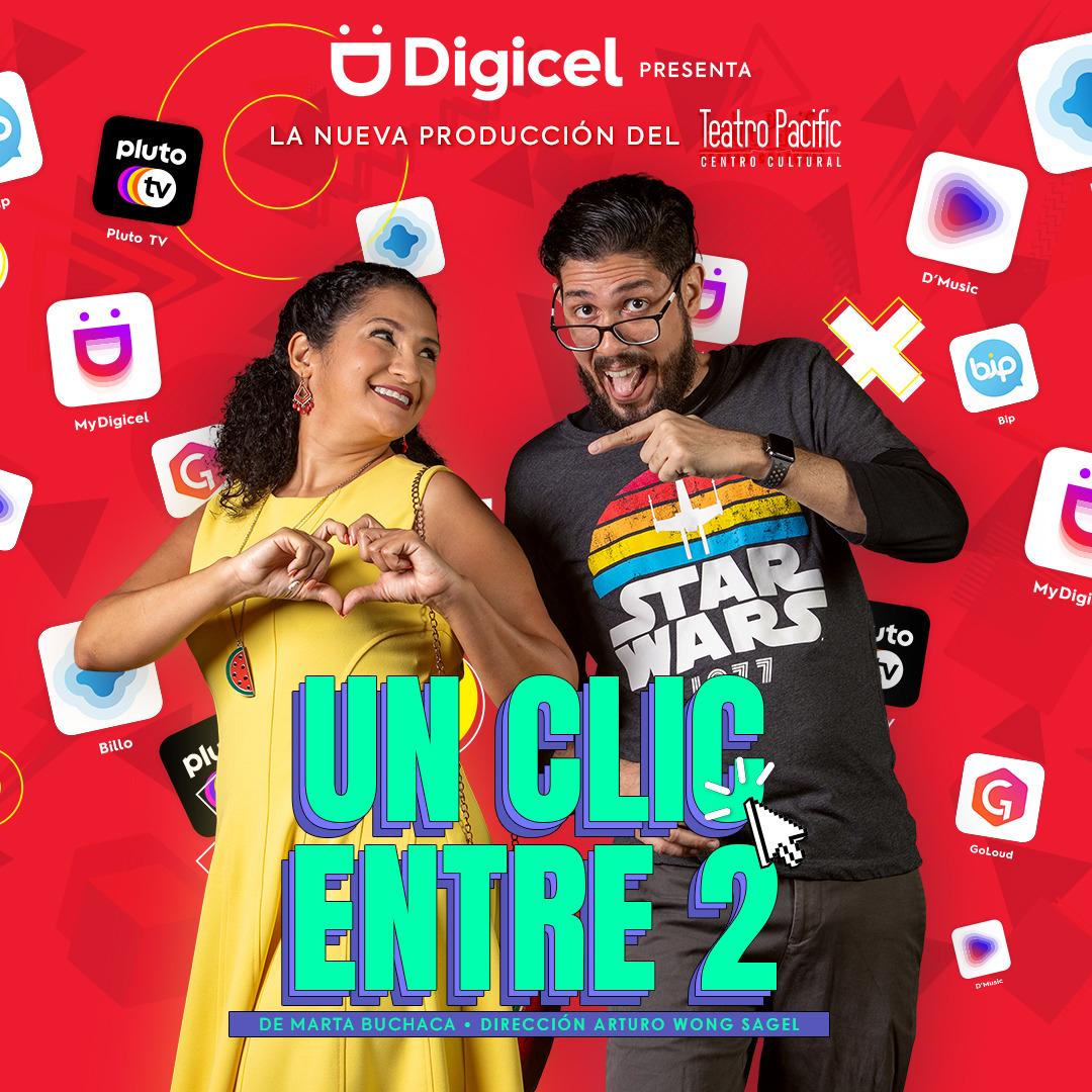 Empezamos el día con buenas noticias ➡️ Muy pronto <a href="/EricEdeLeon/">Eric Ernesto de León</a> y yo subiremos al escenario del #TeatroPacific en una producción teatral ideal para disfrutar en pareja y entre amigos: 𝗨𝗡 𝗖𝗟𝗜𝗖 𝗘𝗡𝗧𝗥𝗘 𝟮
De <a href="/martabuchaca/">marta buchaca</a>, dirigida x <a href="/espejorotoel/">elespejoroto</a>
Gracias a @DigicelPanama