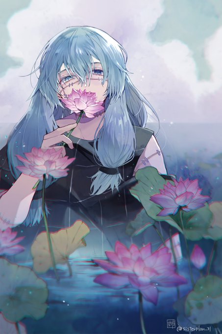 「blue eyes lotus」 illustration images(Latest)