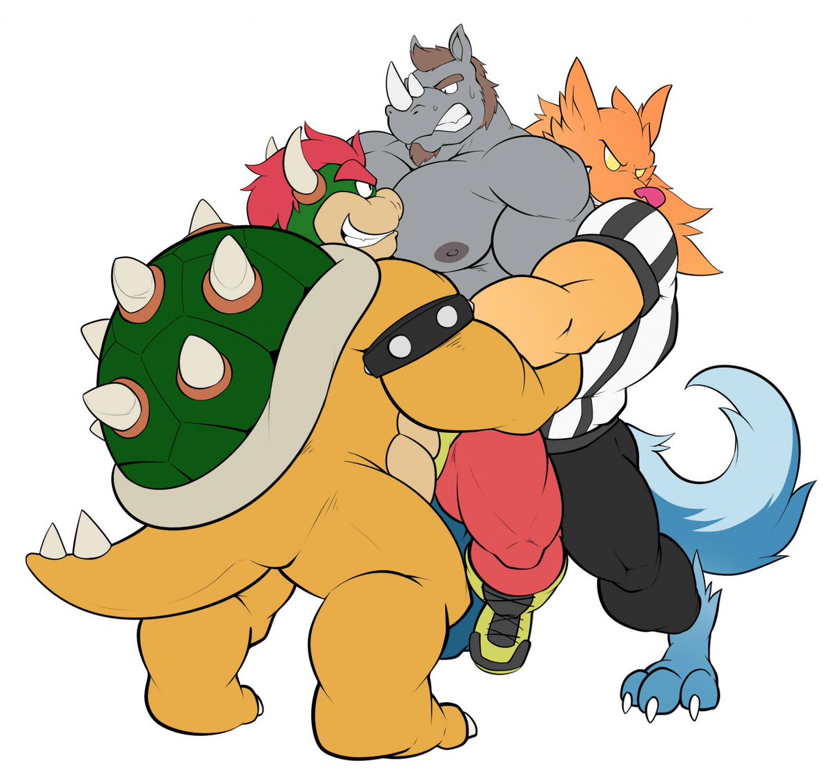 Today is Bowser day and enjoy some fan art of him that I commissioned over ...