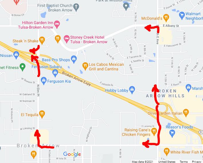 Broken Arrow, OK on Twitter "TRAFFIC ALERT Due to a fatality accident