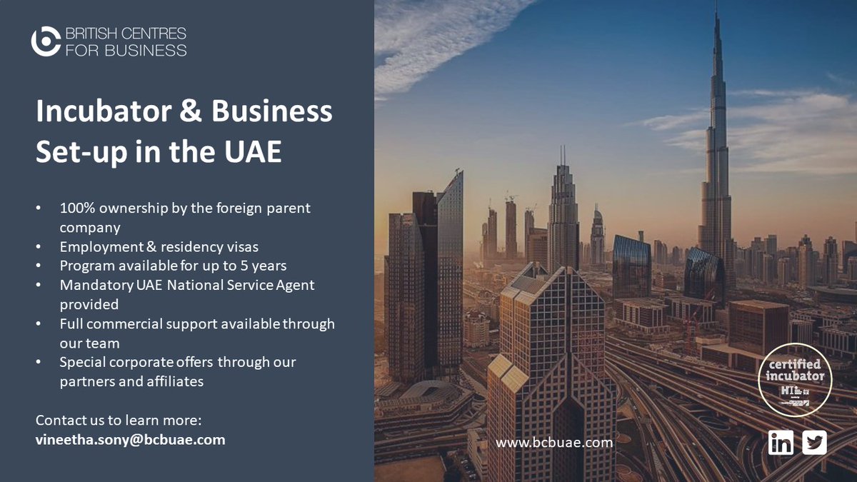 Are you looking for a hassle free option to #setup your #company / #business in the #UAE #Dubai #AbuDhabi? Please feel free to reach out to us for a #FREE consultation.

#middleeast #businesssetup #businessopportunities #marketentry