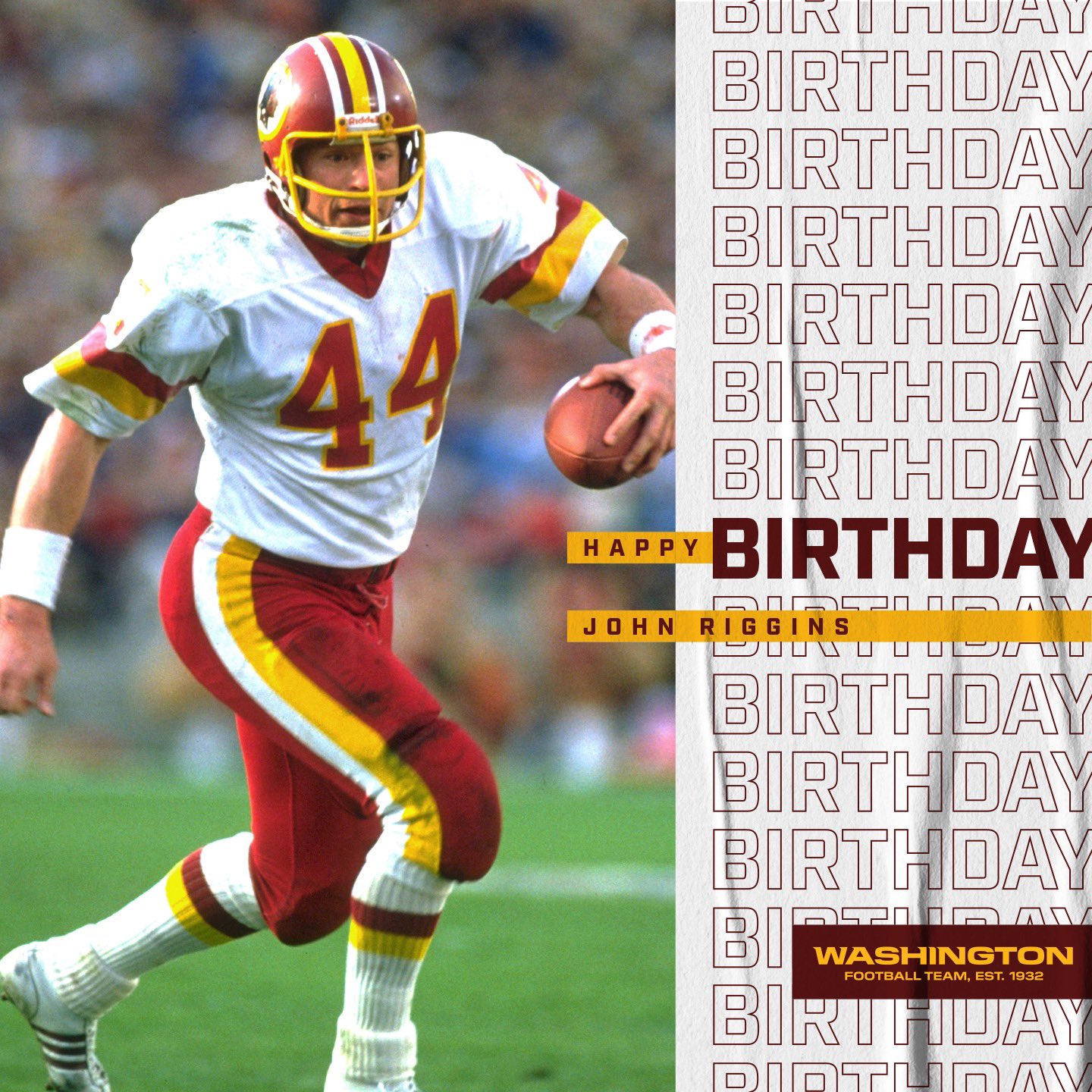 Diesel.
Riggo.
Legend.

Happy birthday, John Riggins!  