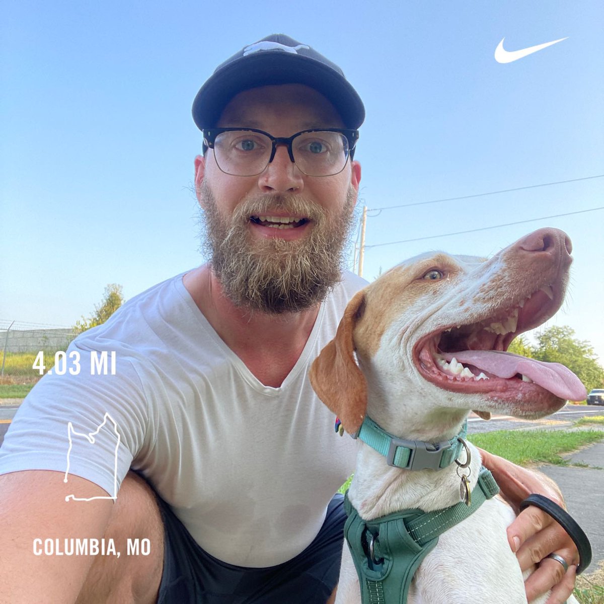 ericordway's tweet photo. We did the thing again.
#run #running #runningwithdog #lilythepointer #summer #missouri #altra #altrashoes #nikerunclub https://t.co/jG7dlxco7F