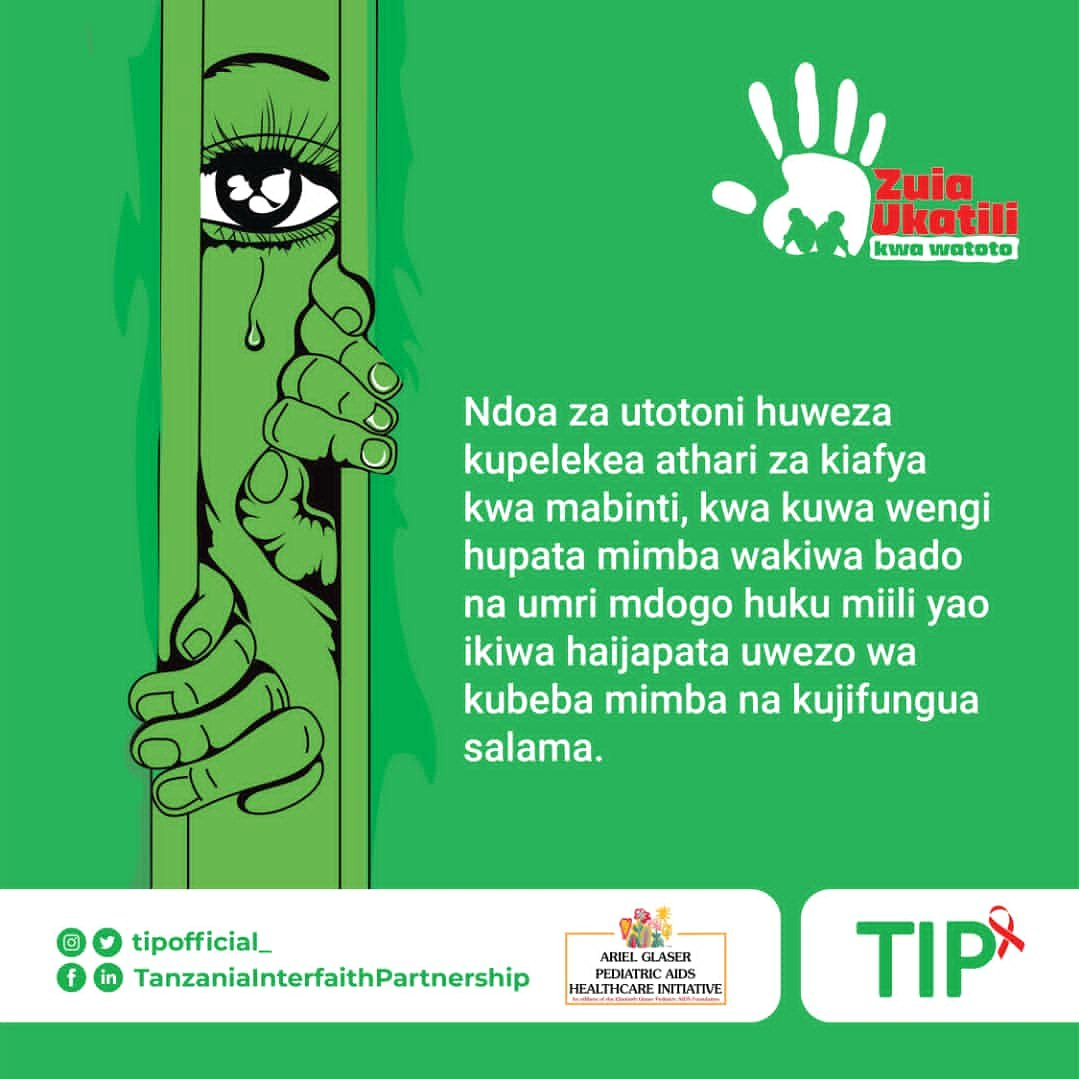 FaustineMichae7's tweet photo. Ndoa za utotoni zinawaathiri watoto wakike hupata mimba wakiwa bado na umri mdogo wakujifungua hupelekea kupoteza maisha  familia na jamii kwa  ujumla tupinge na tuzuie ndoa hizi ili watoto  watimize ndoto zao
#zuiaUkatiliKwaWatoto
@TIPOfficial__ 
@agpahi 
@wizara_afyatz 
@dia https://t.co/DNlRgdv8Zj