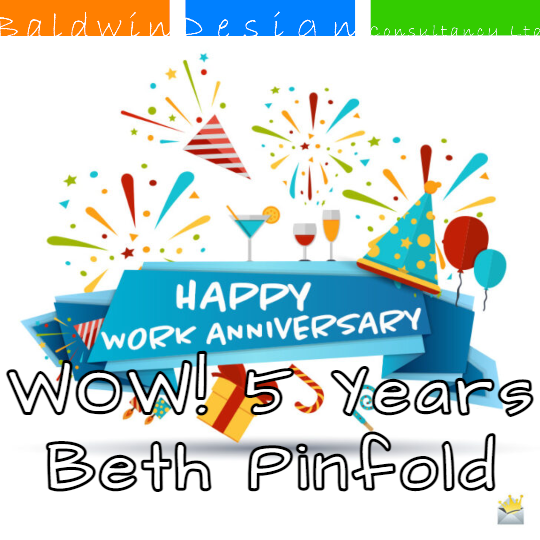 Please join me in congratulating Beth Pinfold on her work anniversary! Thank you for all that you've done for us 🎉

#5yearanniversary #5years #wowfactor #yearsofexperience #teamwork #congratulations #teamplayer #team #work #thankyousomuch #hardwork #success #workmilestone