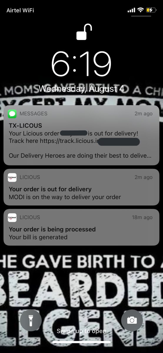 #Employeestories

Thanks #Licious for giving #Namo a job. he’s on the way to deliver my Order 🤐😎