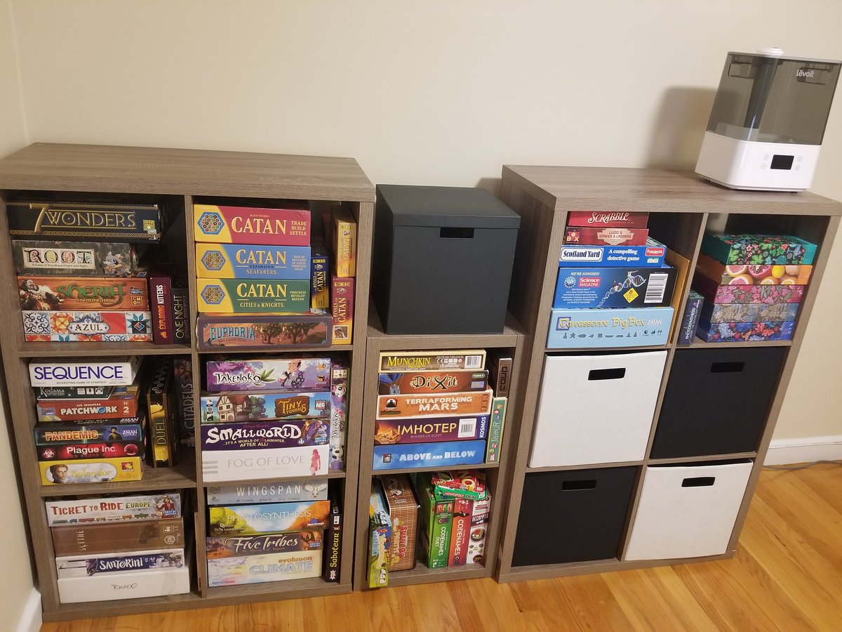 amiasharpatel's tweet photo. #JasperShelfieContest @BGTables We have the games, we have the Jasper board game table! Now we need the shelves 😀 https://t.co/NNnGVahnvd