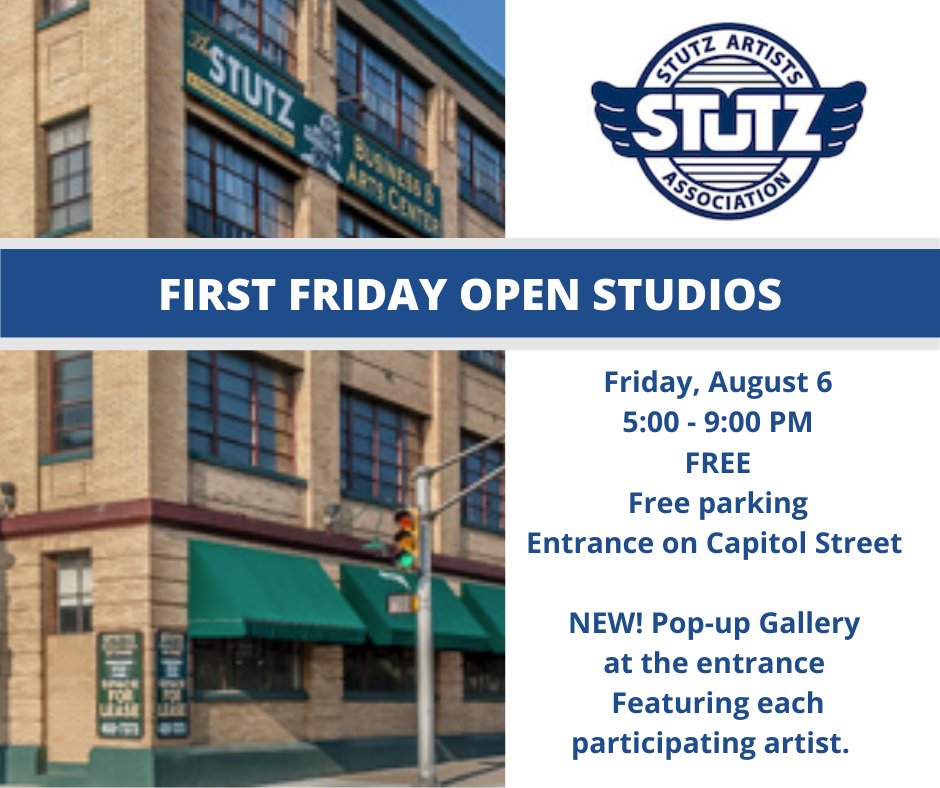 Making weekend plans? Join us this Friday for our First Friday Open Studios.