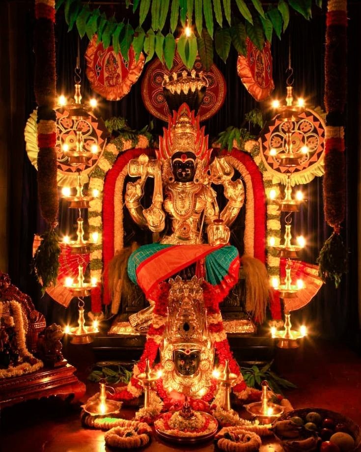 Divine flame of Maa lights up the darkest recesses of time 🙏🙏🚩