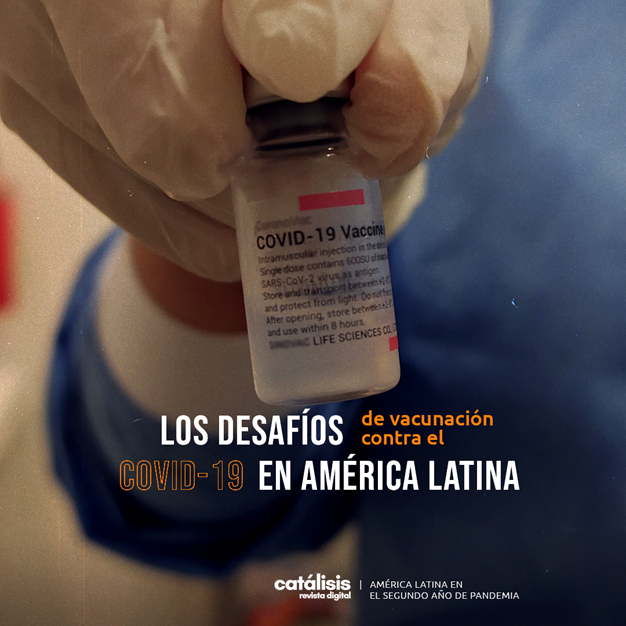 Los desafíos de vacunación contra el Covid-19 en América Latina  de Bruna Pereira, manifiesta como los países latinoamericanos fueron desarrollando la ciencia para la creación de las vacunas.
Leer más 👉 catalisisec.com/v3-n5-pandemia…...
#AceleraCiencia