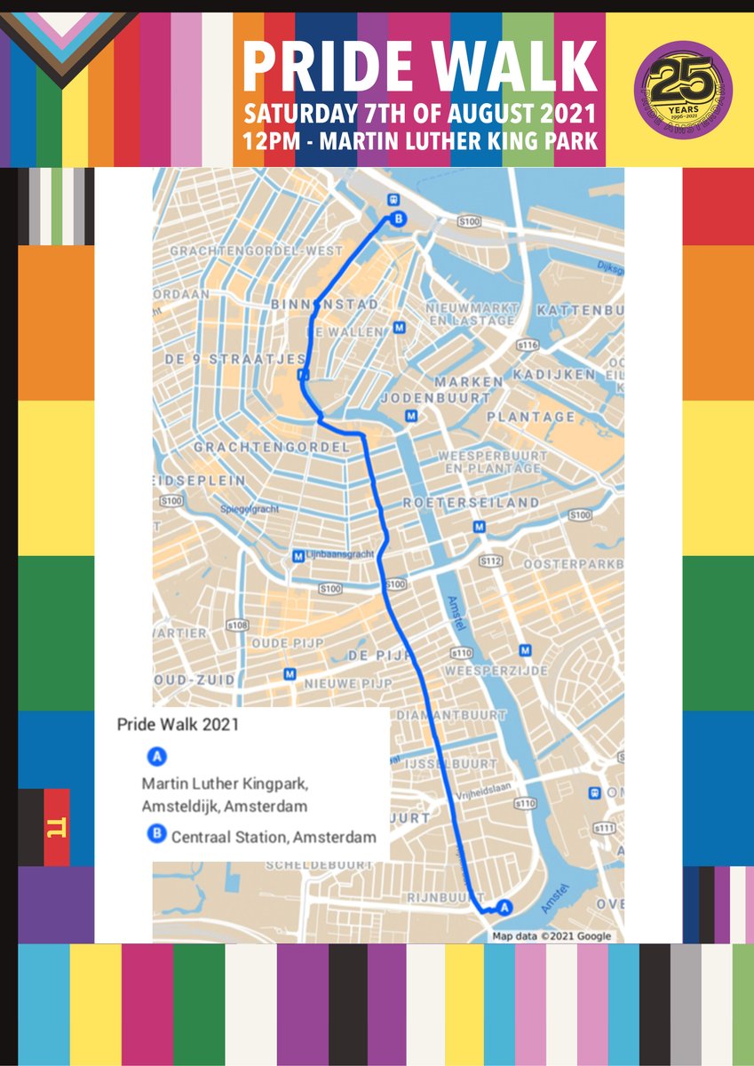 Het Homomonument was te klein, het Museumplein onbruikbaar en de RAI te duur. Daarom start de Pride Walk zaterdag om 12 uur in het Martin Luther King Park. We hebben een droom, dat op een dag het geweld tegen onze community stopt. Kom ook, lees meer: bit.ly/2VyxTyc RT