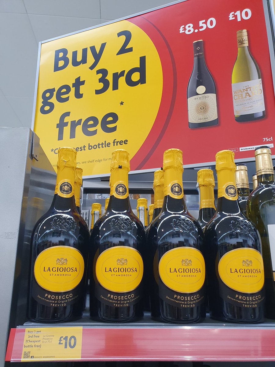 ProseccoWatch's tweet photo. Deal Alert โ ๏ธ @Morrisons La Gioiosa buy 2 get 1 free! ๐ฅ๐ฅ๐ฅ#prosecco #DealoftheDay #proseccowatch https://t.co/a4fiq8YlU6
