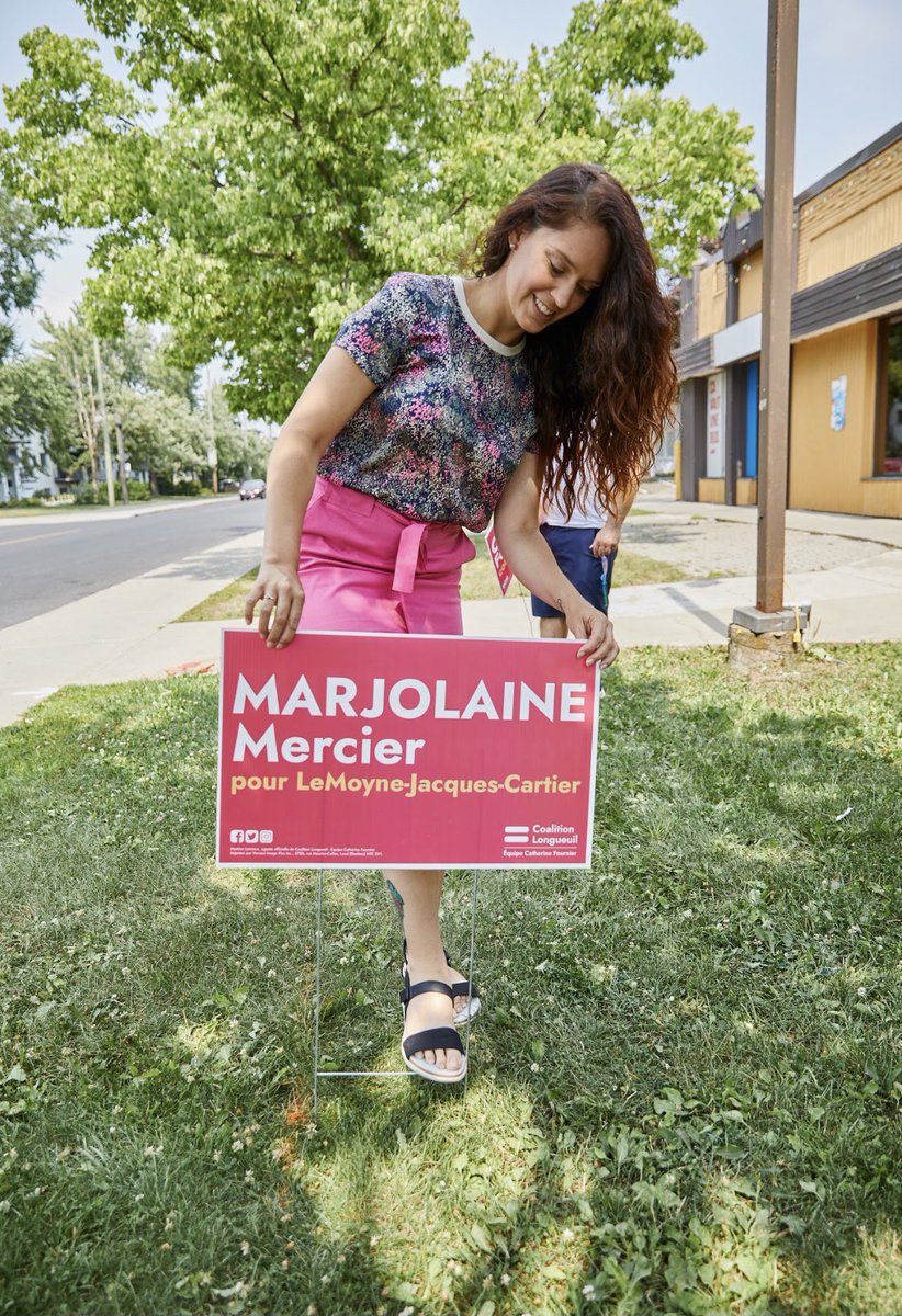 Cette semaine, ce sont 1000 pancartes de terrain et de balcon qui seront installées chez les gens nous appuyant, dans l’ensemble des districts de #Longueuil. 

Le déploiement est déjà commencé 👇🏼