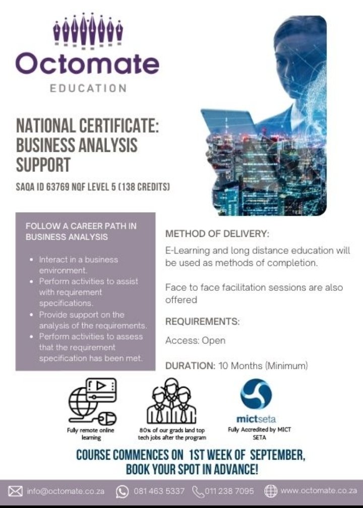 ooctomate's tweet image. Hot and Sizzling New Qualifications register to study with us. Starting on the 1st of September 2021. To enrol for any of these contact us on WhatsApp and calls 0814635337
🎀👨‍🎓💃🕺🚀🤸‍♀️🏎💥
#GetItRightTheFirstTime