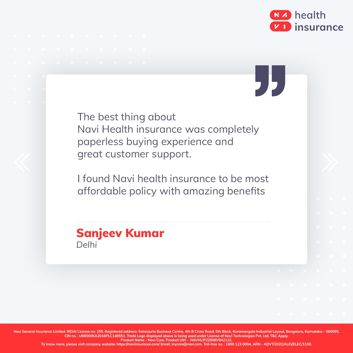 navifinance's tweet photo. We always try to up our game when it comes to helping people with their insurance woes. And it’s a day spent well when they tell us how happy they are with Navi. Here’s a sneak peek into what our customers recently said about their experience.
#NaviHealthInsurance #Insurance https://t.co/VMjuVt7FPu
