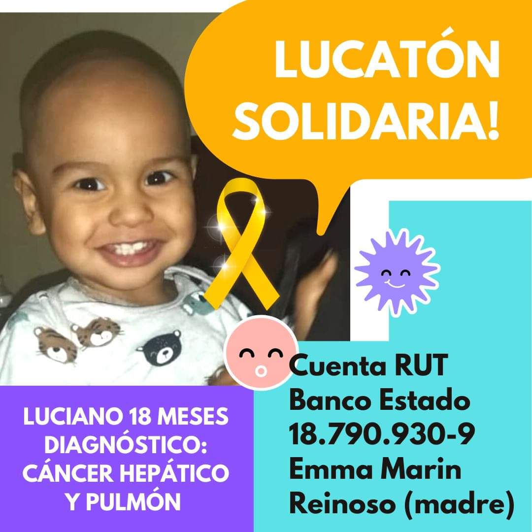 Por favor difundir y apoyar, finalmente cuando sucede un caso como el del pequeño Luciano la solidaridad otorga un poco de contención a una familia en momentos difíciles.