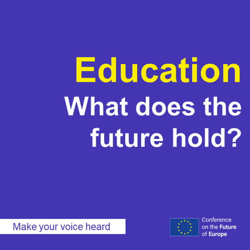 EUErasmusPlus's tweet photo. You want to be more involved in the way decisions and policies are shaped at European level, and not just at election time.

That is the purpose of the Conference on the Future of Europe.

Join the discussion on democracy in the EU!

#TheFutureIsYours
