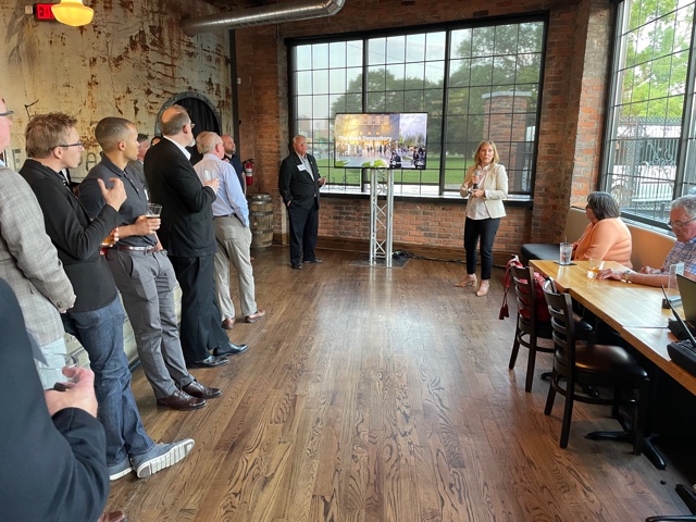 eda_scc's tweet photo. The EDA was honored to be with 15 members of the @SiteSelectGuild in Detroit on a fam tour this week. Pictured: @Ford Motor Co. doing a presentation on its $1 billion renovation of the train station &amp; surrounding buildings, creating an innovation hub for the mobility sector. https://t.co/HLHyqst68D