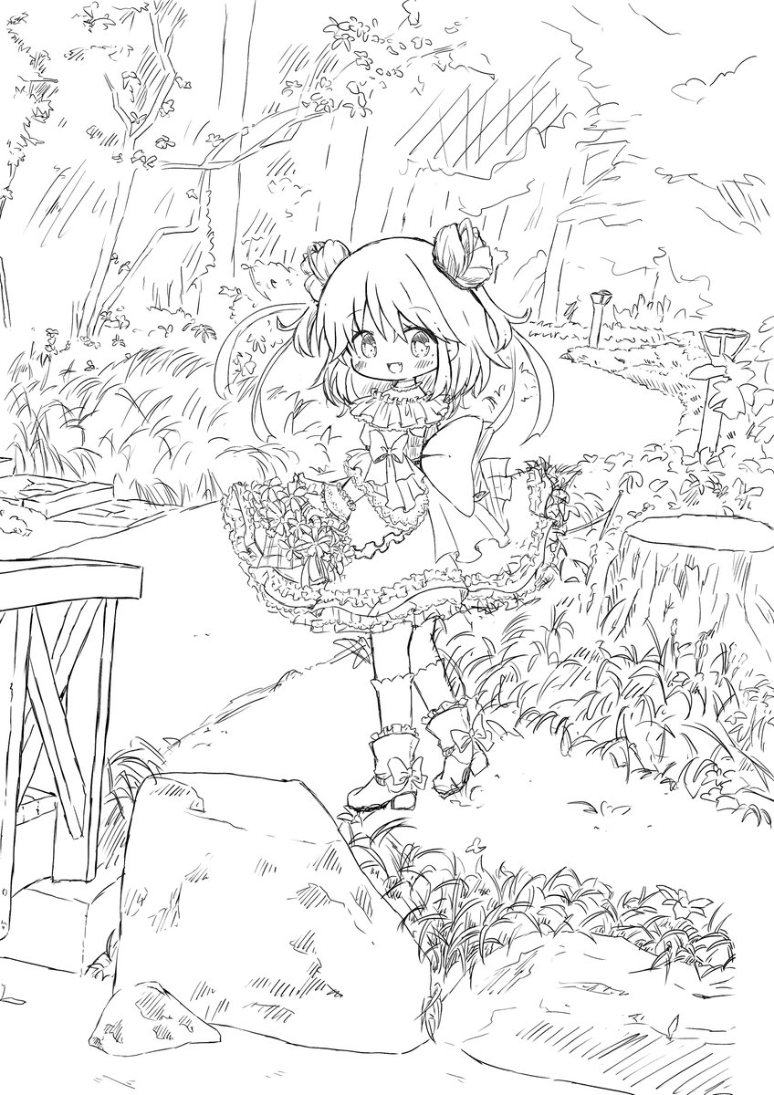 下描きできたー これから先はアナログ作業 ペン入れして 色鉛筆で着色予定 久 ぐぐるの漫画 下描きできたー これから先はアナログ作業 ペン入れして 色鉛筆で着色予定 久 ぐぐるの漫画