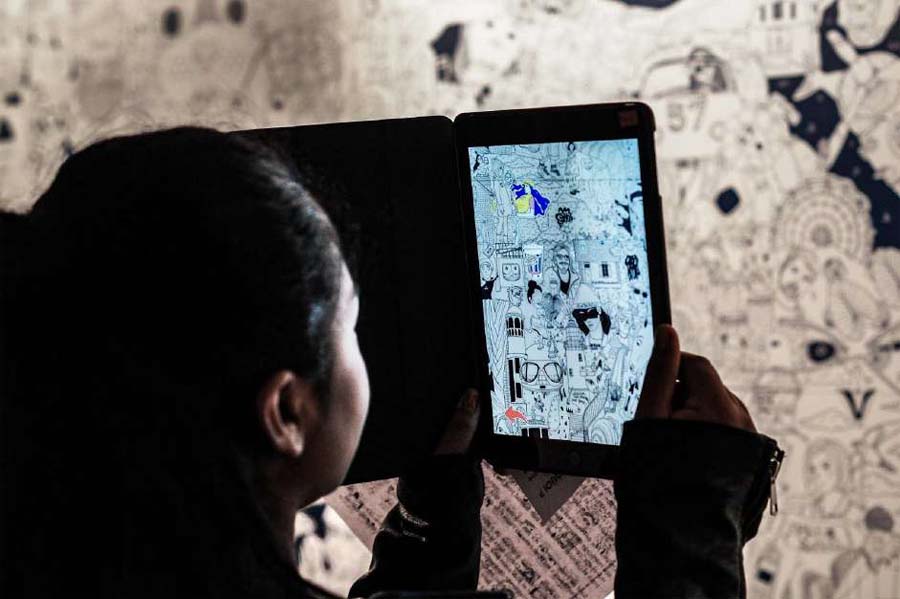 In District One is The Great Story of Infinite Drawing from <a href="/EllyOldman/">Elly Oldman [open for commission]</a>  tells a magical fable, with an ecological and environmental focus 

While <a href="/DopeBoysCD/">DMPC</a> provide live pop-up dance performance