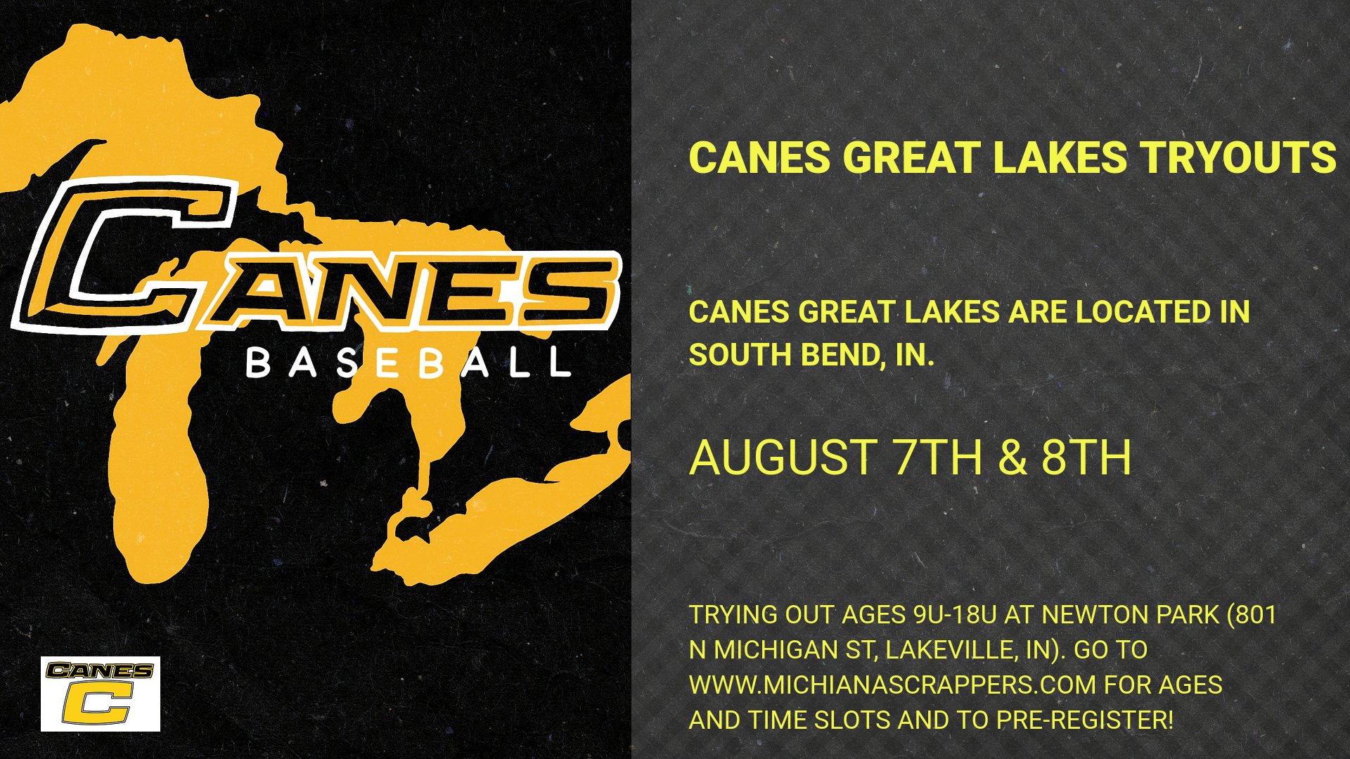 CanesGreatLakes on Twitter "Don't miss your opportunity! Come & tryout