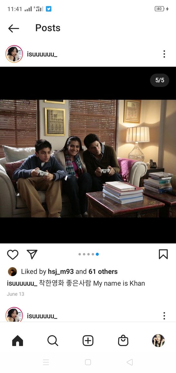 MPD626's tweet photo. Korean actress #HanIsu's IG post🥰🤗
#SRK 👏🙌🙏 https://t.co/IfrlytjRb3