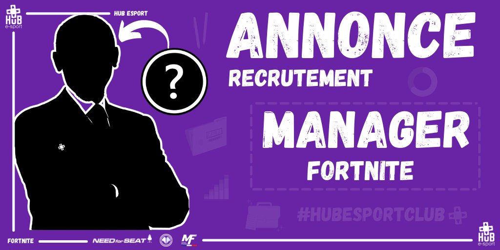 HuBEsportClub's tweet photo. Annonce recrutement FORTNITE qui sera le prochain MANAGER du HUB ESPORT CLUB ?
Faites vos paris 💰
Ceux qui trouveront vous êtes des boss !
Vous pouvez TOUS trouver ✌️ GL HF 🔥
#HubForWin https://t.co/gzzOOhkEFA