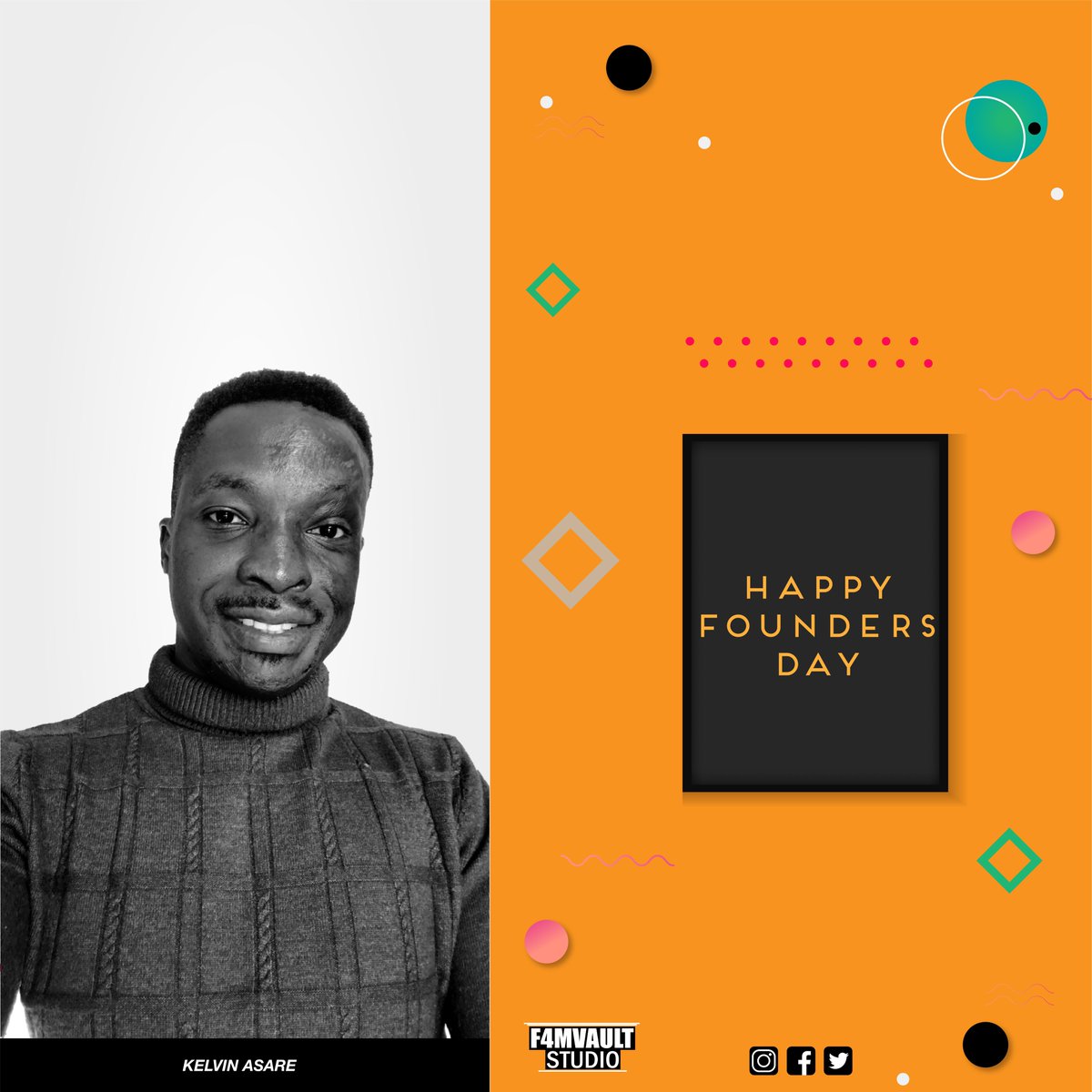 f4mvault's tweet photo. Happy founders day 🤗 
Keep moving!

#FoundersDay2021 
#foundersday https://t.co/78AX2GwPWS