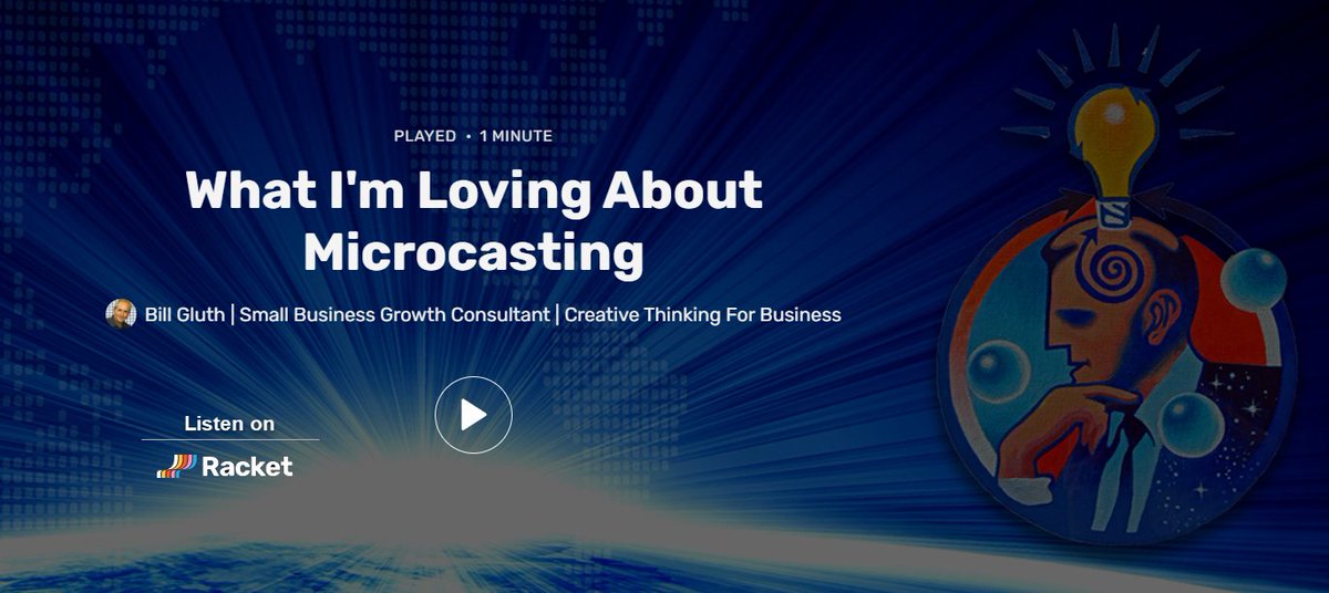 As I've been enjoying microcasting  🎤  lately. Today, I explored what I like about this new medium. I share my riffs on Racket wfy.ai/3A8bsiA Take 1-minute and see if you agree