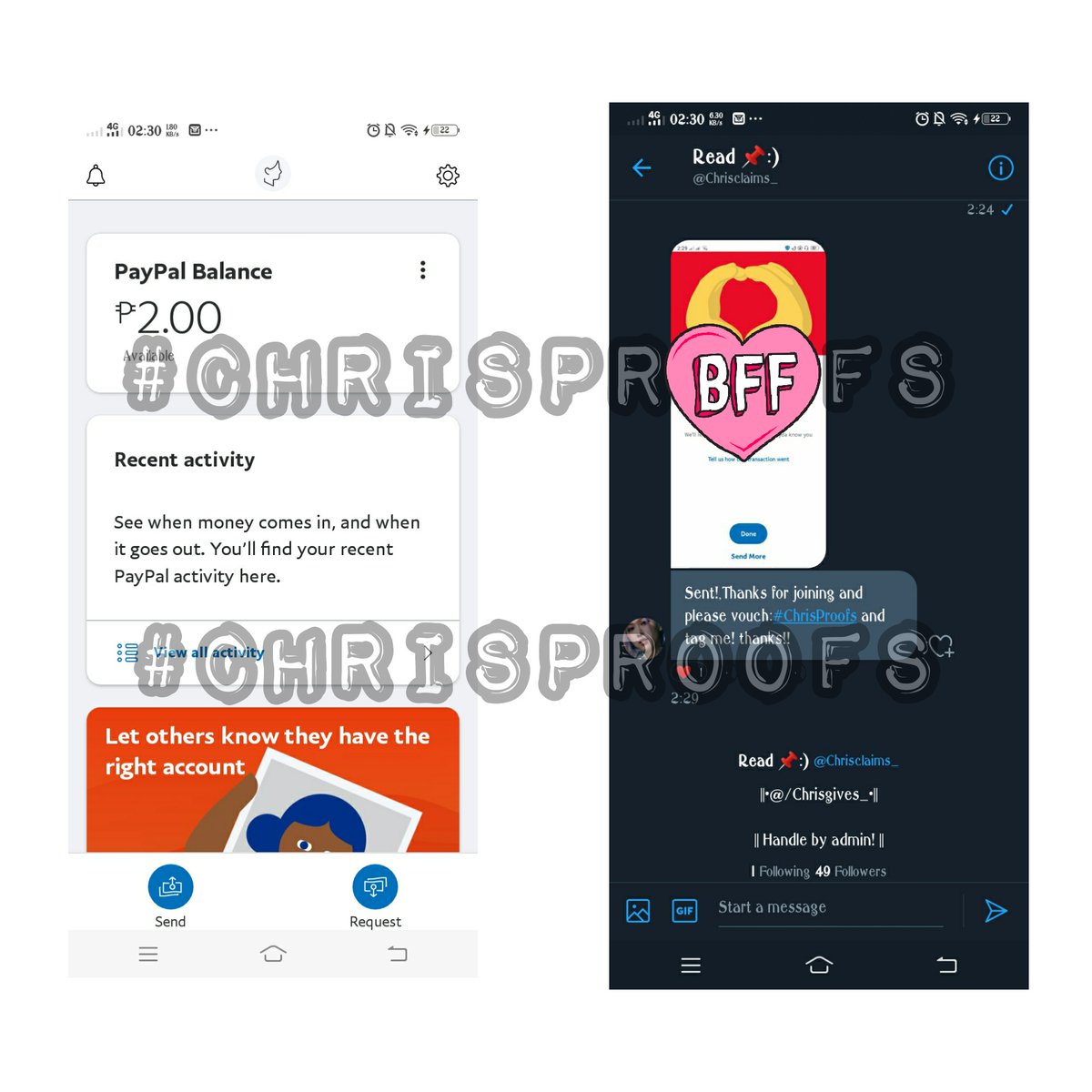 wkjofficial's tweet photo. Just got the prize I've won from @Chrisgives_ @Chrisclaims_ !!! Thank you so much for the giveaway ~ it's my first time receiving a prize from Paypal ๐๐
God bless you always and stay safe #ChrisProofs https://t.co/sjZqxKHjon
