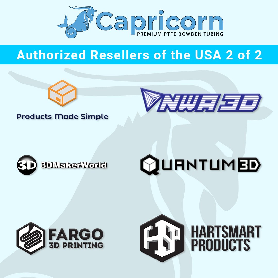 captubes's tweet photo. "Sending a huge shout out to our AWESOME Resellers, who help us distribute our Tubes and accessories across the country!!!"😍😍😍😍
#3dbowden #reseller #captubes #3Dprint #3dprintersupplies #3dprinterenclosure #3dprinterparts #resellers #3dprintingindustry #3d #3dprintedobject https://t.co/lBUY2Y2YTf