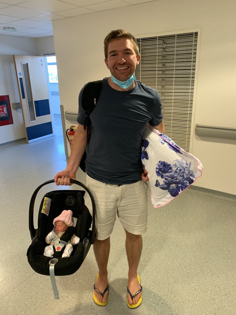 EdCunynghame's tweet photo. Delighted to present Baby Winnie…. Arrived a little earlier than expected at 5lbs, but in great health and eagerly awaiting her passport so we can get her on the plane to Kenya! 

Little Rufus is chuffed with his new baby sister. 

Amazing care by NHS 🌈 Thank you. https://t.co/PbkChjgMu7