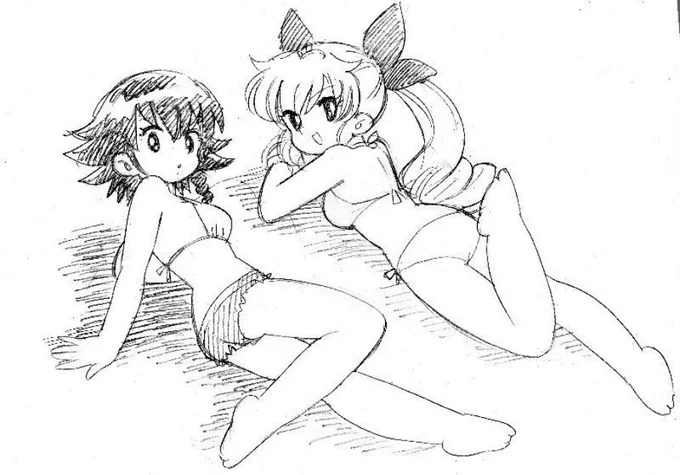 #30度を超えたら水着でしょうキャンペーン

三段時代の赤城さんは、お約束…… 