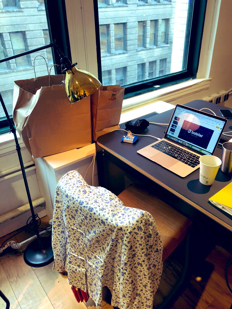 bethanymarz's tweet image. BYOL: Bring Your Own Lamp #wework #returntowork #workfromwork