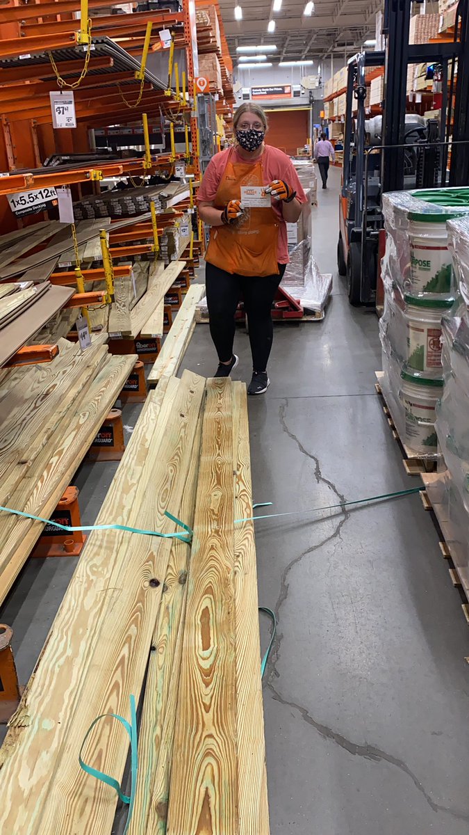 Devin cleaning up trip hazards and lumber off the floor wearing proper PPE and mask. Thank you for making our store safe ! <a href="/howardhafkin/">Howard Hafkin</a> <a href="/rush01sis/">Selena Jimenez</a> <a href="/HomeDepot1229/">Coram Home Depot</a> <a href="/mariadilascio1/">Maria Dilascio</a>