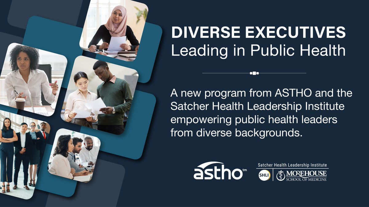 Applications are open for the <a href="/ASTHO/">ASTHO</a>/<a href="/SatcherHealth/">Satcher Health Leadership Institute</a> Diverse Executives Leading in Public Health (DELPH) program! I encourage diverse leaders in public health to apply. Details here: astho.org/leadership/del…
