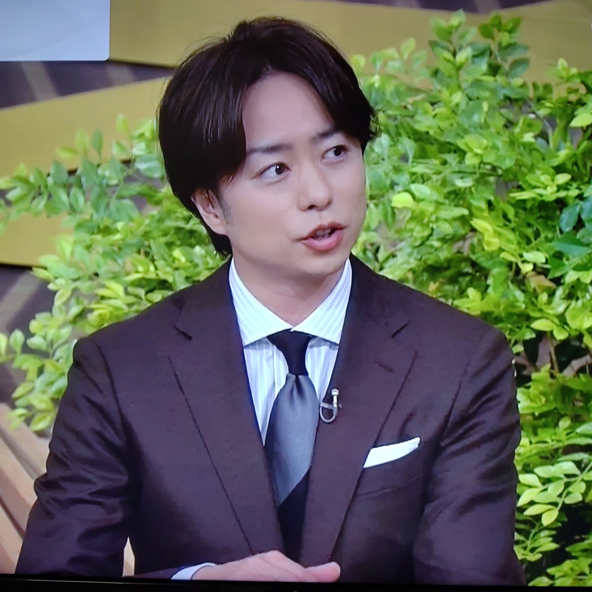 さくらいろ 久しぶりのセンター分けイケメン翔くんに 見とれてしまう 櫻井翔 T Co Qc6gufafxv Twitter