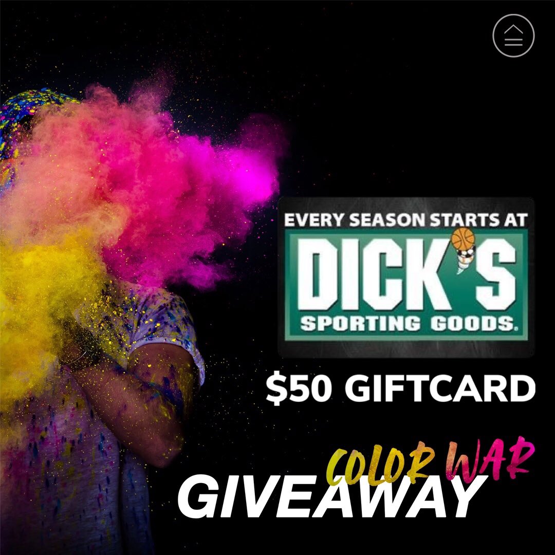 nv_students's tweet photo. Yep, you read that right. 💥

We’re picking one middle schooler and one high schooler to receive a $50 Dicks gift card. Right now—TODAY! All you have to do is tag 3 friends that you’re inviting to Color War. 🌈💫

HURRY! You only have until midnight tonight!  🕛 https://t.co/Xe8n6fKzow