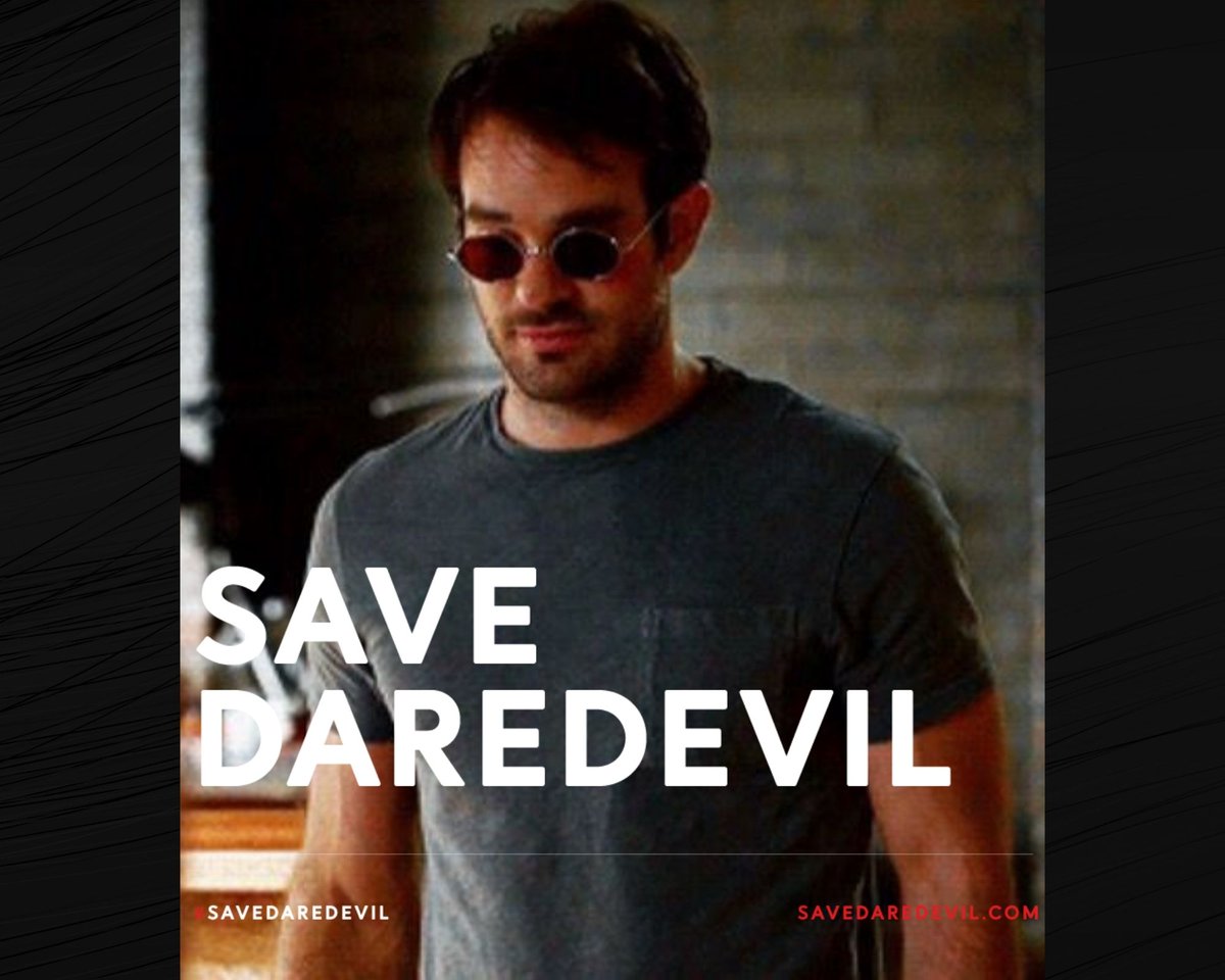 This actor.  This role.  NOT JUST A CAMEO.

Pass it on.

#SaveDaredevil #BeTheHero