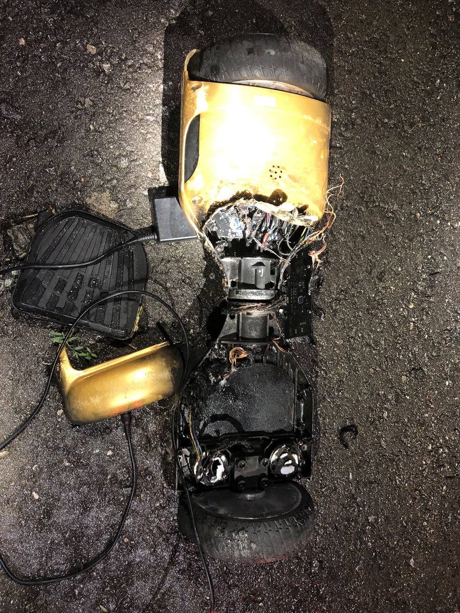 Dundalk firefighters quickly extinguishing a fire overnight caused by a charging hoverboard!

Working smoke alarms alerted the family and all evacuated the home safely.

Please use caution when charging electronic devices overnight.