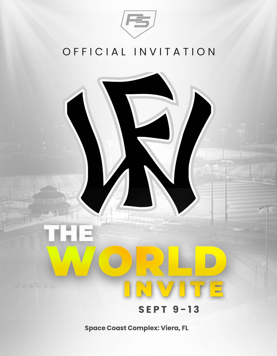 Very Excited to accept our bid to <a href="/PSBaseballinc/">Prospect Select</a> #WorldInvite. This event is loaded with the top teams in the country. We are grateful to be invited. 

ps-baseball.com/tournaments/20…

<a href="/MarucciDugout/">Marucci Dugout</a> #WFNation