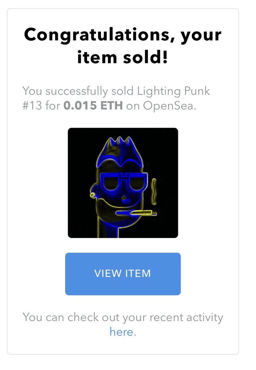 LightingPunks's tweet image. Lucky LightingPunk #013 sold to unknown Collector! 🤘🏻
Welcome to the Family! Punks are not dead 👊🏻