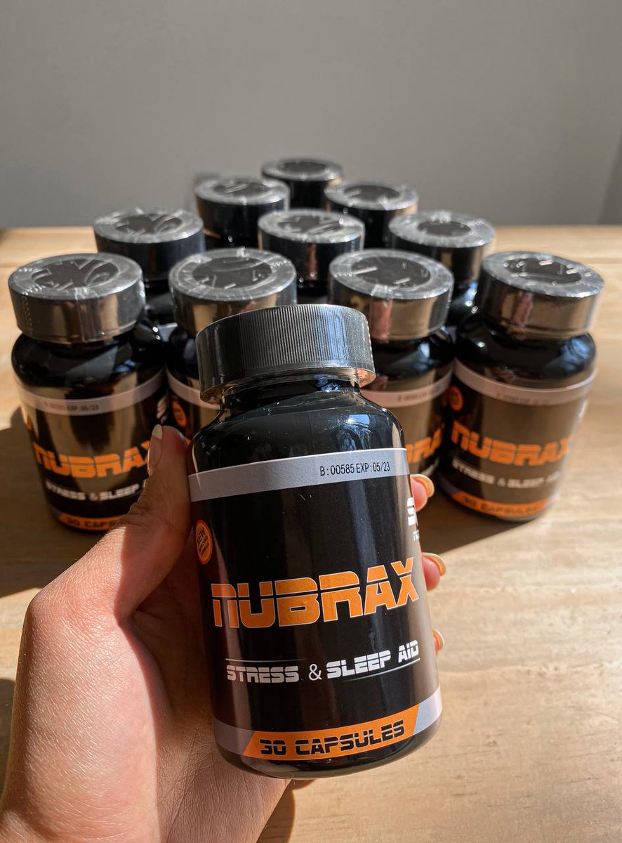 It’s so important to look after yourself in difficult times &amp; that is why we have a natural stress and sleeping aid made just for you !! 🏃🏿🏃🏻‍♀️
Our NUBRAX is available online at scfnutrition.com #scf #scfnutrition #nubrax #natural #stress #sleepingaid #healthylifestyle