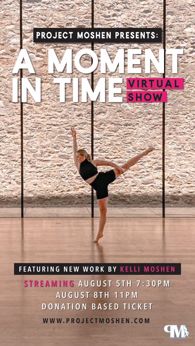 ProjectMoshen's tweet image. Stream A MOMENT IN TIME 8/5-8/8 on YT. projectmoshen.com to pre order your donation based link! #supportthearts #womenempowerment #nonprofit #dance #phillydance 
.
@MetroPhilly @Phillyfunguide @PhillyDailyNews @phillymag @Phillyevents @phillycurrent