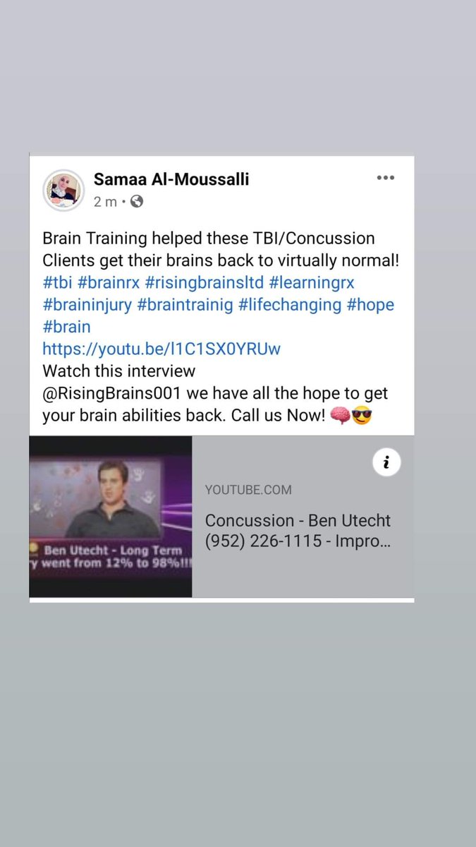 Smousali1974's tweet image. @RisingBrains001 #TBI #concussion #brainability
