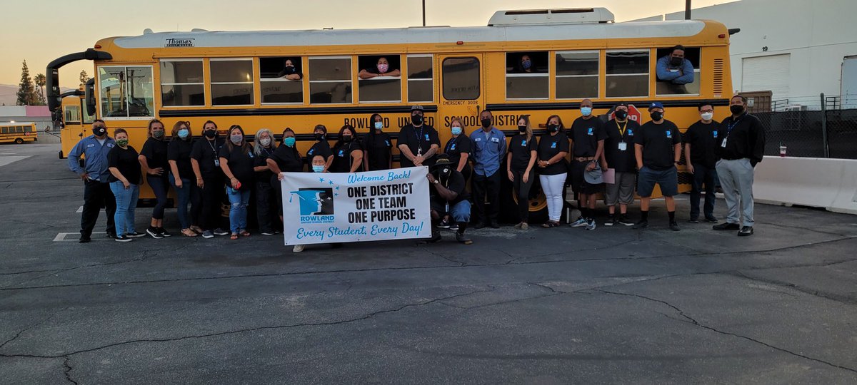 Welcome back our awesome Transportation team! #BetterTogether #2021WelcomeBack #WeAreRUSD <a href="/_JulieMitchell_/">Julie Mitchell</a> <a href="/Alex_Flores__/">Alex Flores</a>