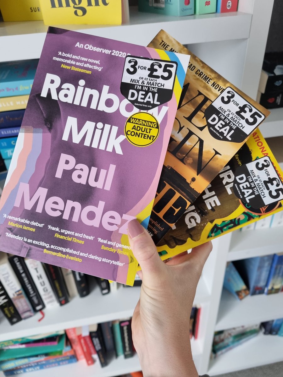 Might of had a bookcident on my time out with the 11 year old. @TheWorksStores made me do it 🙈😂📚 #booktwt #bookcident #bookpurchases #rainbowmilk #girlwiththeloudingvoice #webeginatheend