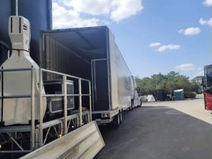 #McCollisters is back #ontour with the <a href="/USCG/">U.S. Coast Guard</a> Band! 📸 from the <a href="/USCGAcademy/">U.S. Coast Guard Academy</a> <a href="/FreemanStage/">Freeman Arts Pavilion</a> 
#logistics #band #uscg #uscgband #specialevents #concerts  #specializedtransportation #ontheroad #ontheroadagain #bass #standupbass #backstage #backstagelife #stagehands #entertainment