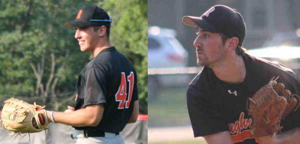 Roughsbaseball's tweet photo. The Roughs are headed to the Finals for the third time in four years. 

Eric Sabato banged out four hits, including the game winner in the eighth, and Drew Dark went all eight innings (6 Ks) to earn a 7-5 extra innings win over the Titans. https://t.co/nop9sJf3Xr
